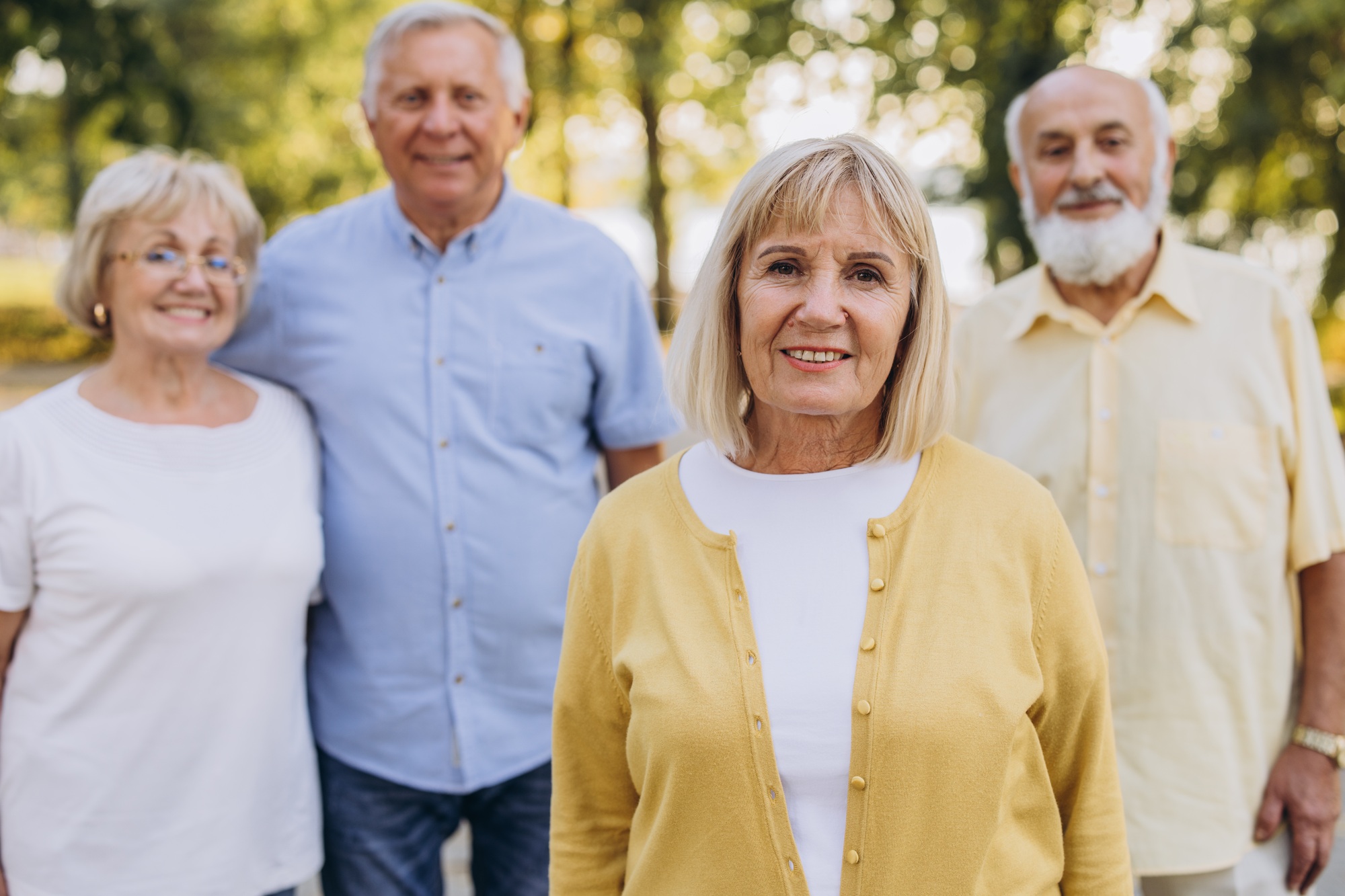 Smiling seniors outdoors – friendly and flexible NDIS Short-Term Accommodation support by Connectors Wellbeing