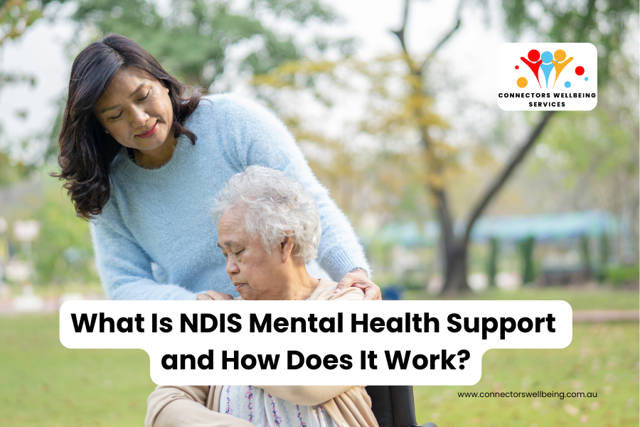 NDIS Mental Health Support helping a person with daily activities